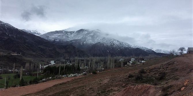 İspir’in Yüksek Kesimleri Beyaza Büründü