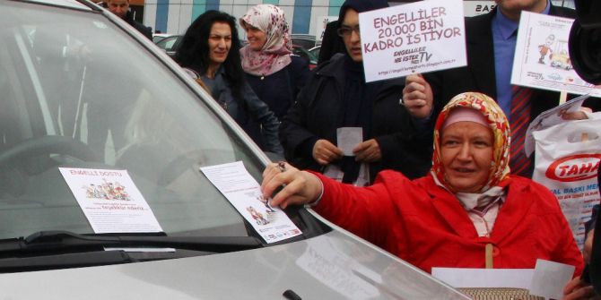 Engellilerden Etiketli Tepki