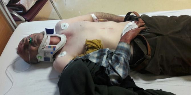 Yaşlı Adam Yaralı Halde Yol Kenarında Bulundu