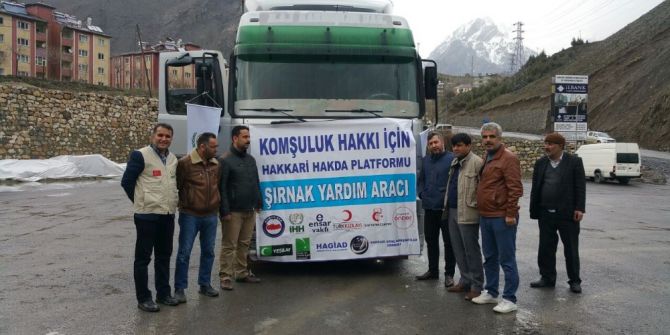 Hakda’dan Şırnak’a Yardım Eli