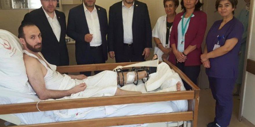 Şükrü Nazlı Ve Ahmet Tan’dan Demokrasi Gazilerine ’Geçmiş Olsun’ Ziyareti