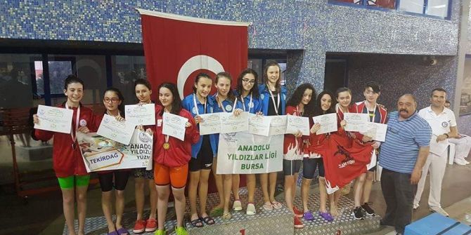 Türkiye Yüzme Şampiyonası’nda Tekirdağ Damgası