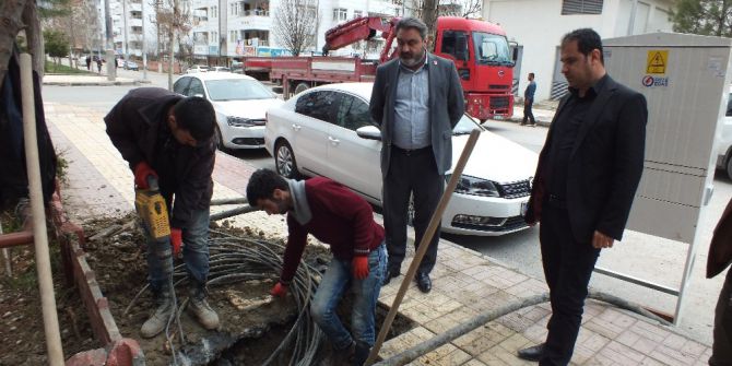 Batman’da Elektrik Hatları Yer Altına Alınıyor