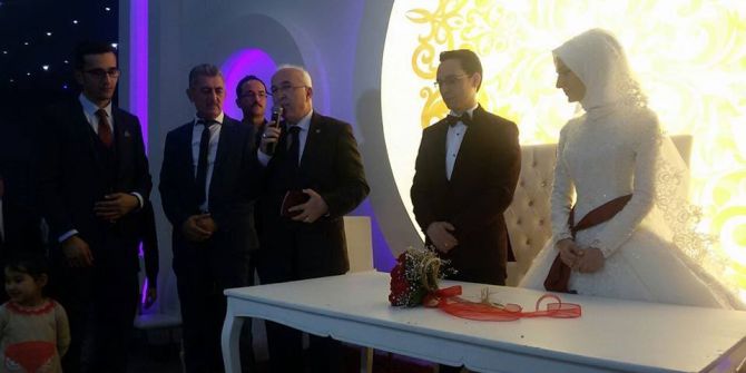 Kayseri Ticaret Odası Başkanı Hiçyılmaz Nikâh Şahitliği Yaptı