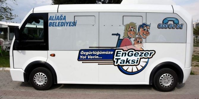 Engezer Taksi Aliağa’da Engel Tanımıyor