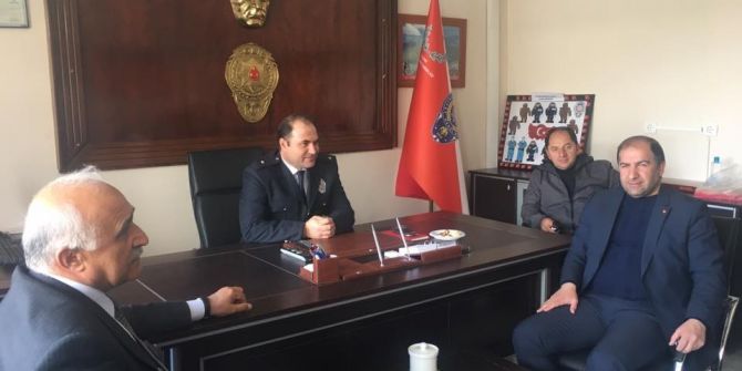 Azizoğlu Ve Vural’dan İlçe Emniyete Polis Günü Ziyareti