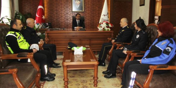 Emniyet Teşkilatından Vali Aktaş’a Ziyaret