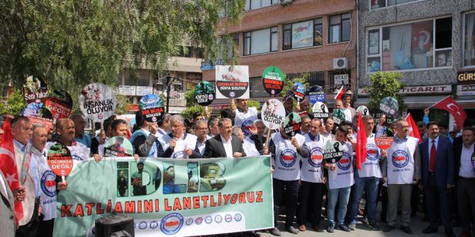 Hatay’da Memur-sen’den İdlib İçin Protesto