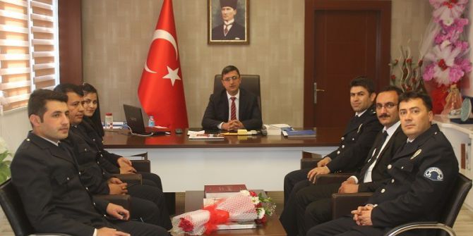 İlçe Emniyet Amirliği’nden Kaymakam Ersöz’e 10 Nisan Ziyareti