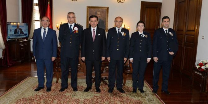 Vali Topaca, Emniyet Müdürü Karaaslan’ı Kabul Etti