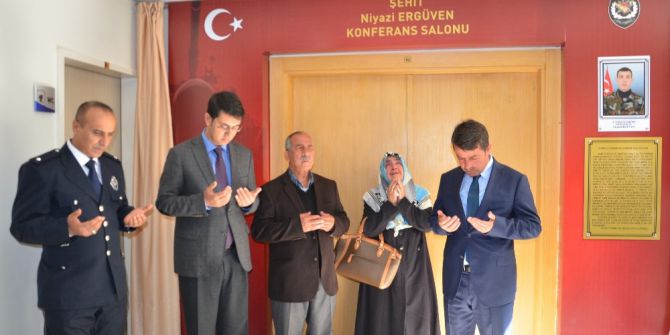 "Şehit Niyazi Ergüven Konferans Salonu" Açıldı