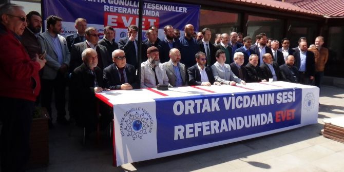 Gönüllü Teşekküller Referandumda ’Evet’ Diyecek
