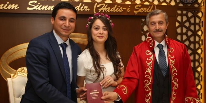 Tahmazoğlu Polis Memurunun Nikahını Kıydı