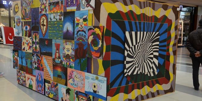 Öğrenciler Kendi Hazırladıkları Sanatsal Eserleri Sergiledi