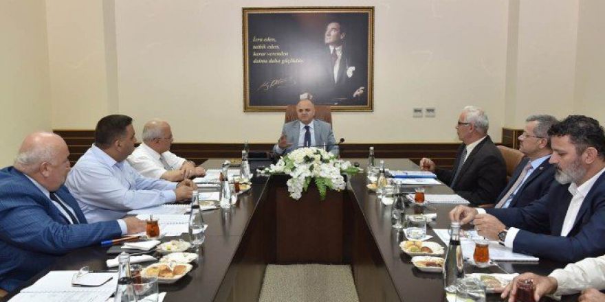 Mersin-tarsus Osb Müteşebbis Heyeti Vali Çakacak Başkanlığında Toplandı