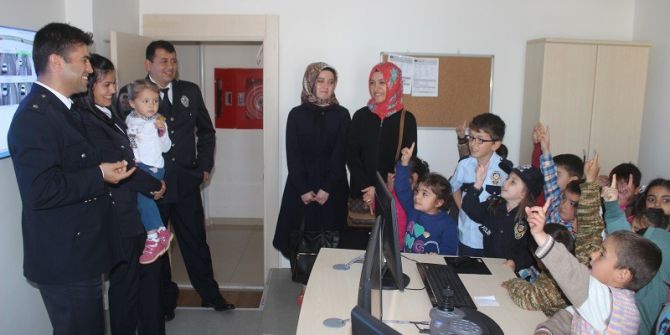 Yavuzeli Anaokulu İlçe Emniyetini Ziyaret Etti