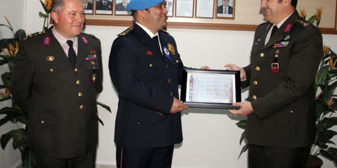 Jandarmadan Emniyet Müdürünü Duygulandıran Sürpriz