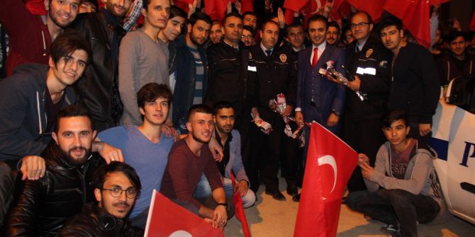 Kavga İhbarına Giden Polise Sürpriz