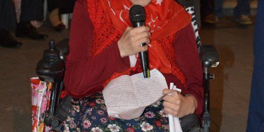 Engelli Genç Kızdan Cumhurbaşkanı Erdoğan’a Mektup