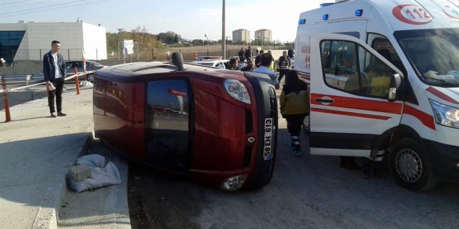 Takla Atan Araçtan Yara Almadan Çıktılar