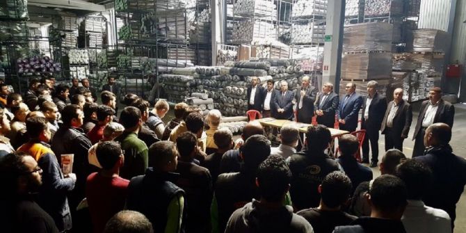 Milletvekili Koçer Halı Fabrikası Çalışanları İle Bir Araya Geldi