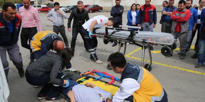 Denizli Büyükşehir Ulaşım A.ş.’den Deprem Ve Yangın Tatbikatı