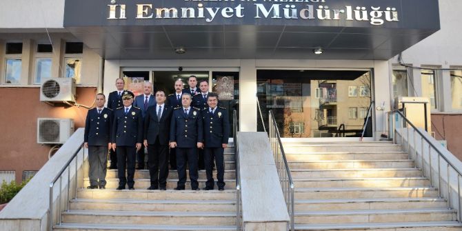 Vali Toprak’dan İl Emniyet Müdürüne Ziyaret
