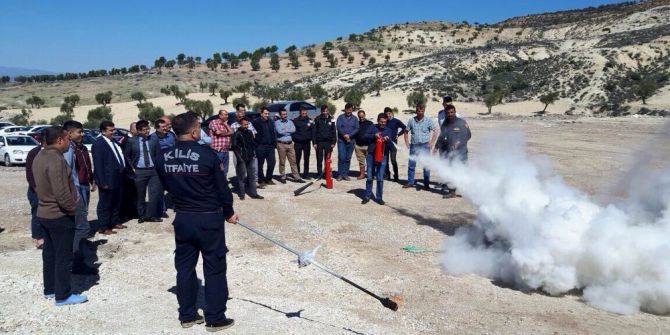 Kilis İtfaiyesinden Tatbikat Mesaisi