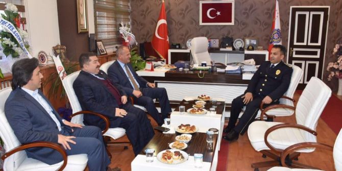 Başkan Keleş’ten Düzce Emniyet Müdürüne 172. Yıl Ziyareti