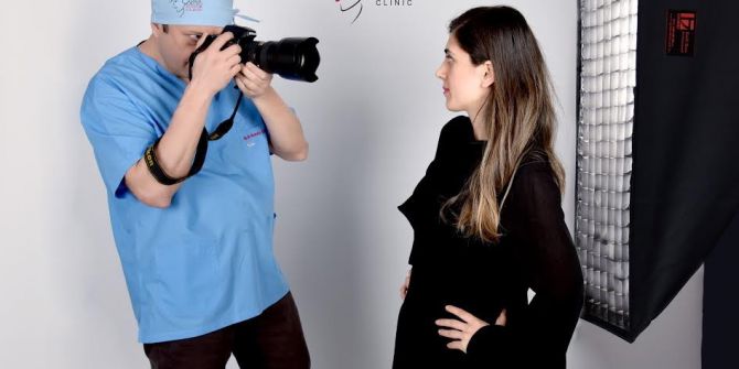 Estetik Klinikte Profesyonel Fotoğraf Stüdyosu