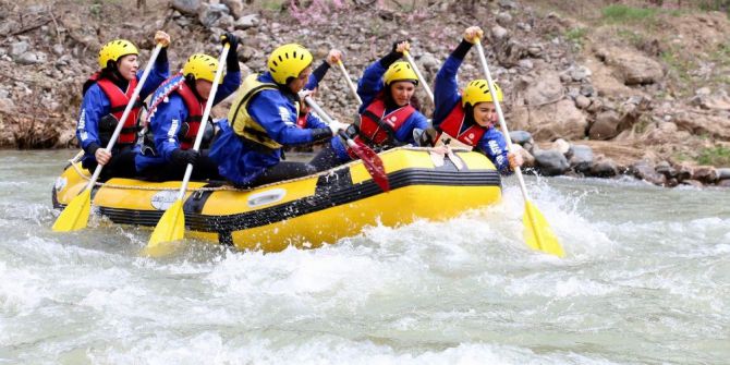 Yahyalı’da Rafting Rüzgarı Esti