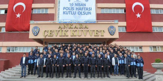 Büyükşehir Belediyesi Zabıtasından Çevik Kuvvete Ziyaret