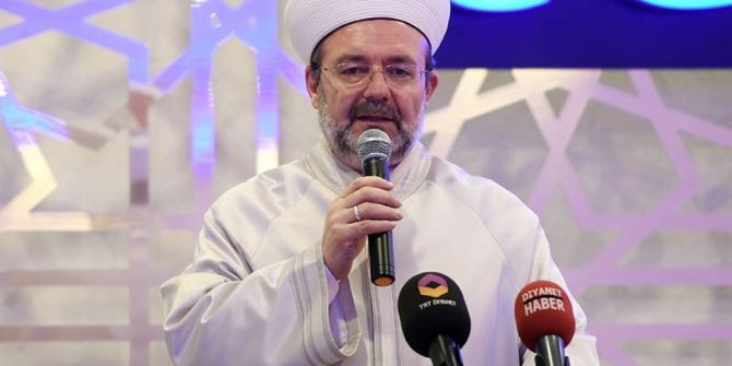 Diyanet İşleri Başkanı Görmez Hafızlık Eğitimi Alan Öğrencilerle Bir Araya Geldi