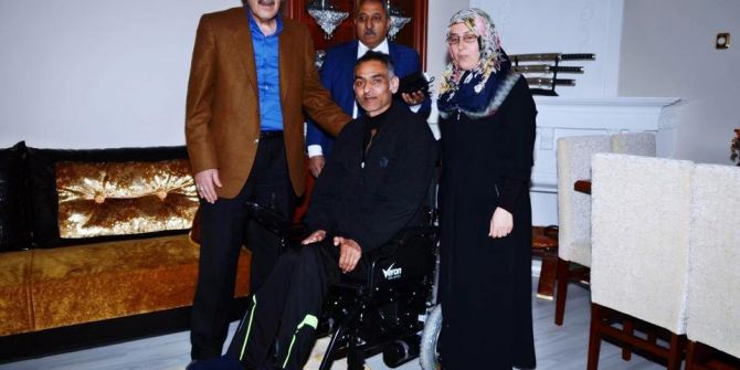 Başkan Bulutlar’dan Als Hastası Polis Memuruna Sürpriz