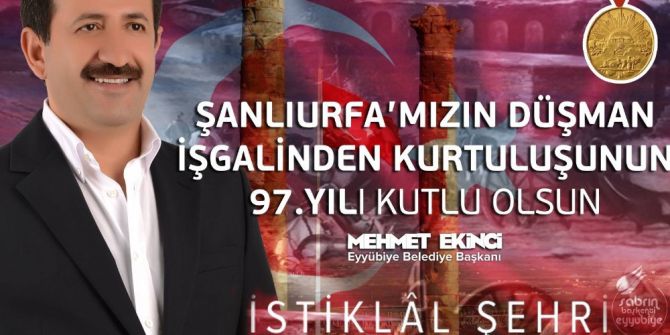 Ekinci Şanlıurfa’nın Kurtuluşunu Kutladı