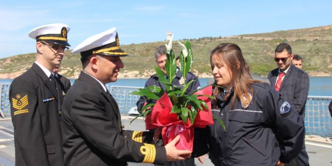 Milli Gemi Tcg Heybeliada Polisleri Ağırladı