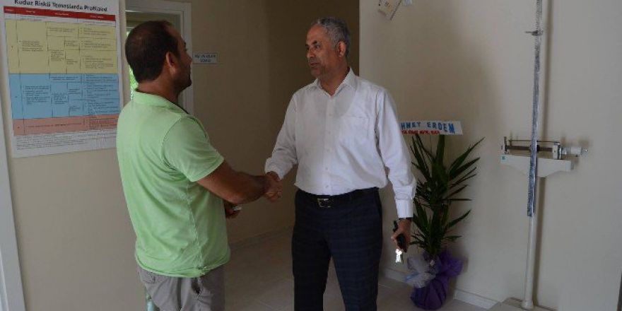 Başkan Yaman, Aile Hekimliğinin Yeni Binasını Ziyaret Etti