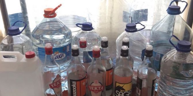 Antalya’da Sahte İçki Operasyonu