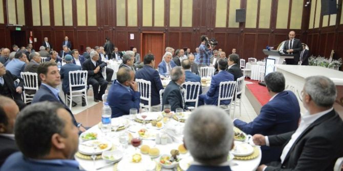 Başkan Edebali Ağrılı Muhtarları Ağırladı