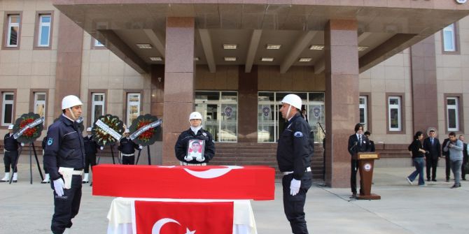 Diyarbakır’daki Patlama Şehit Olan Memur İçin Tören Düzenlendi