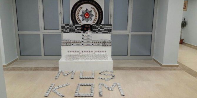Muş’ta Uyuşturucu Ve Kaçak Sigara Operasyonu