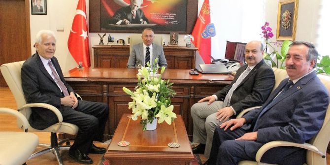 Esob Yönetiminden Emniyet Müdürü Şen’e Ziyaret