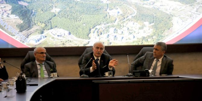 Rektör Bilgiç’in “Açık Kapı Günü”ne Vali Ve Başkan Sürprizi