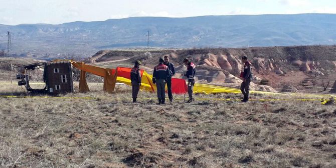Düşen Balonun Pilotu Serbest Bırakıldı
