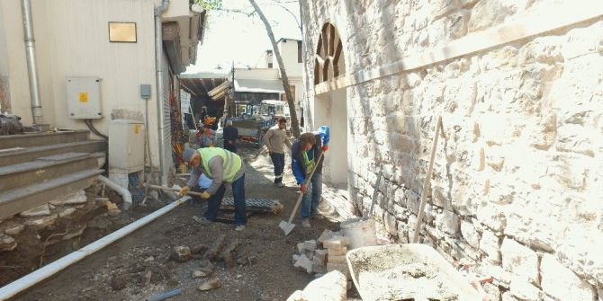 Saraçhane’de Zemin Düzenleme Çalışmaları Başladı