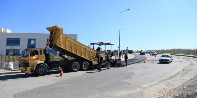 Devlet Hastanesi Yoluna Asfaltlama Çalışması Başladı