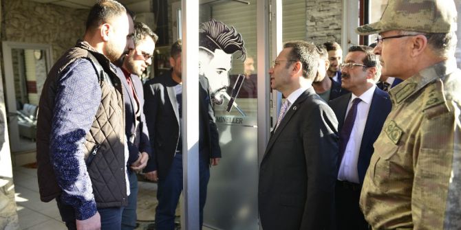 Vali Aksoy Ve Başkan Atilla, Patlama Bölgesinde İncelemelerde Bulundu