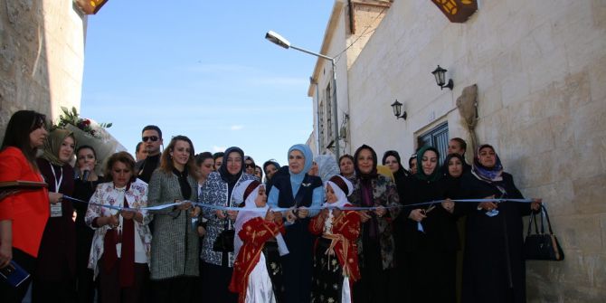 Emine Erdoğan, Kültür Ve Sanat Sokağı’nın Açılışını Yaptı