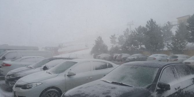 Erzurum’da Kar Yağışı