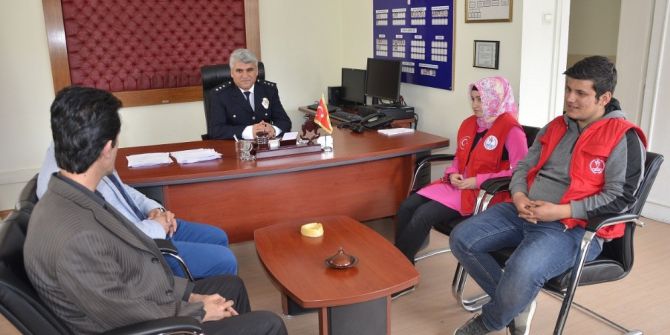 Gençlik Merkezi Polis Karakolunu Ziyaret Etti